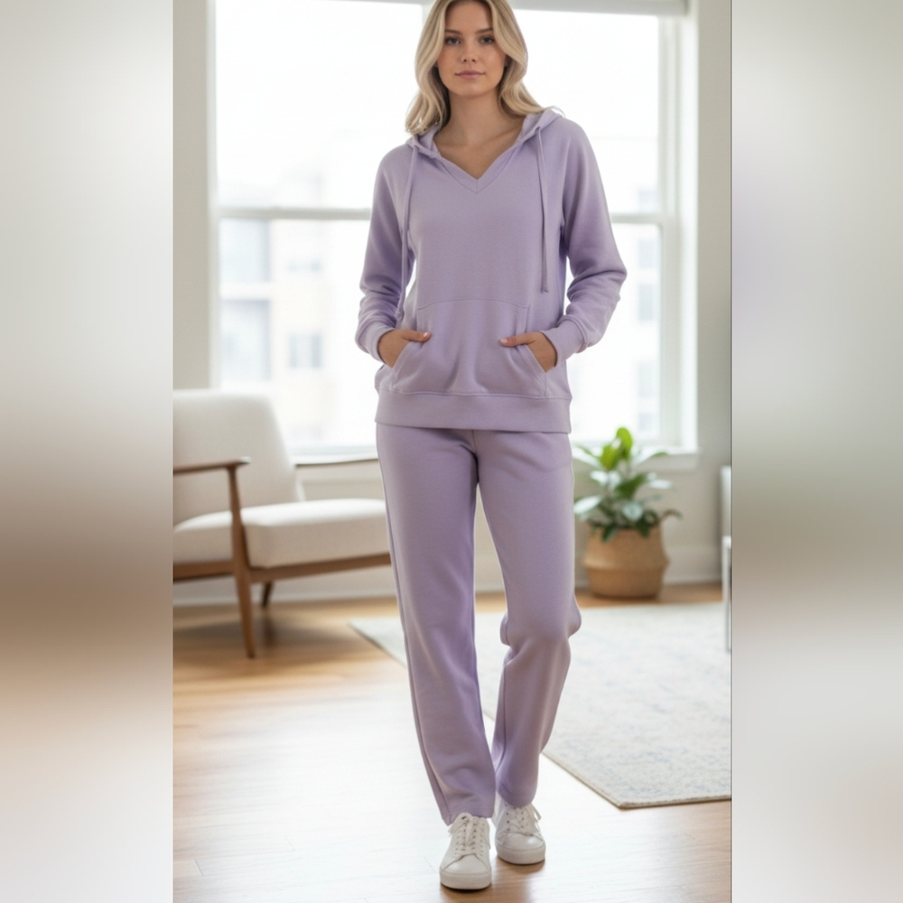 Lavender Women's Hoodie and Pants Set